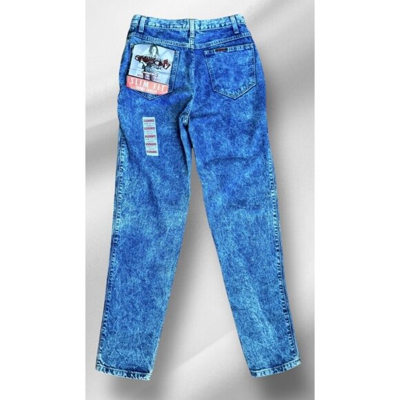 NWT Sasson Vintage Womens High Waisted Acid Wash Denim Jeans 28x29 Mom Stone 12 - Picture 12 of 15